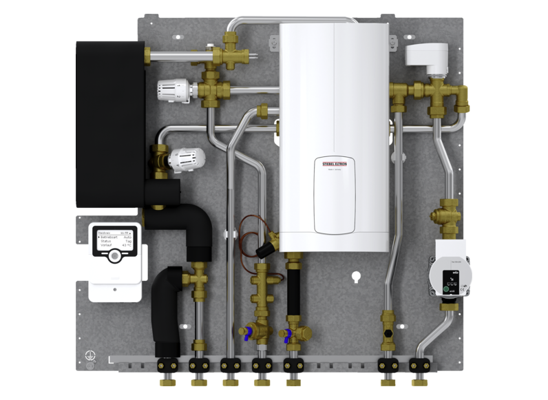 WS-DUO-E Premium Station de transfert eau chaude sanitaire et chauffage avec appoint électrique de STIEBEL ELTRON